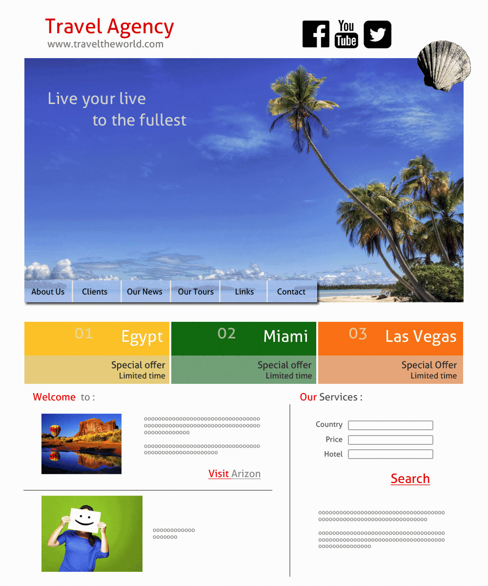 Web Mock-up Web Mock-up